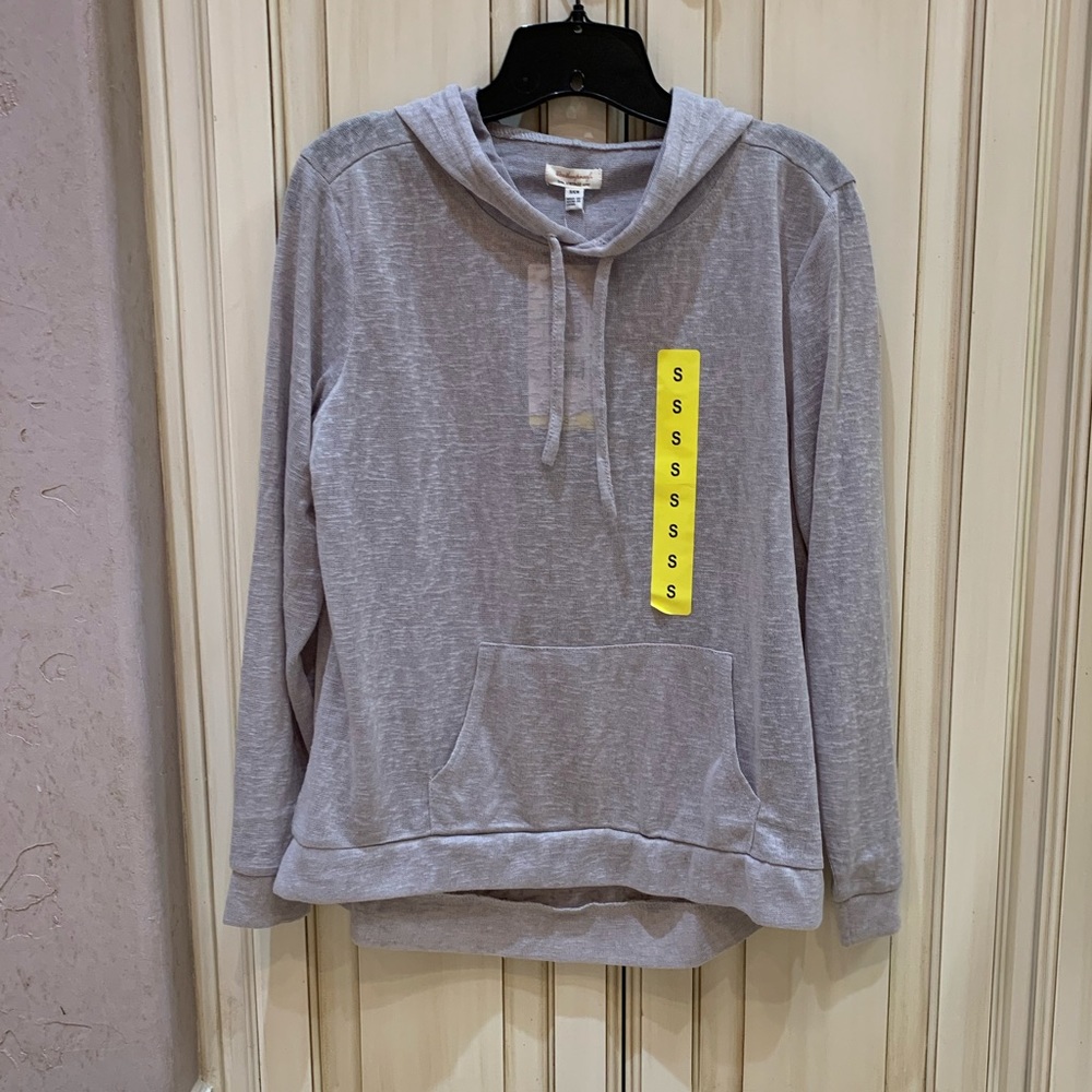NWT light gray hoodie